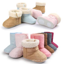 7 Farbe Infant Winter Baumwolle Stiefel Warm Rutschfeste Mokassins Babyschuhe
